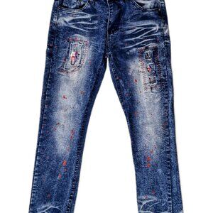 Parish Nation Girl’s Size 12 Patched Distressed Y2K Jeans